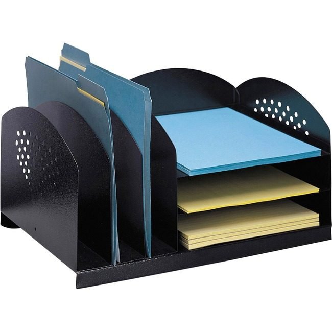 Safco Products Organizer Dsk 3HRZ/3UPRT St SAF3167BL