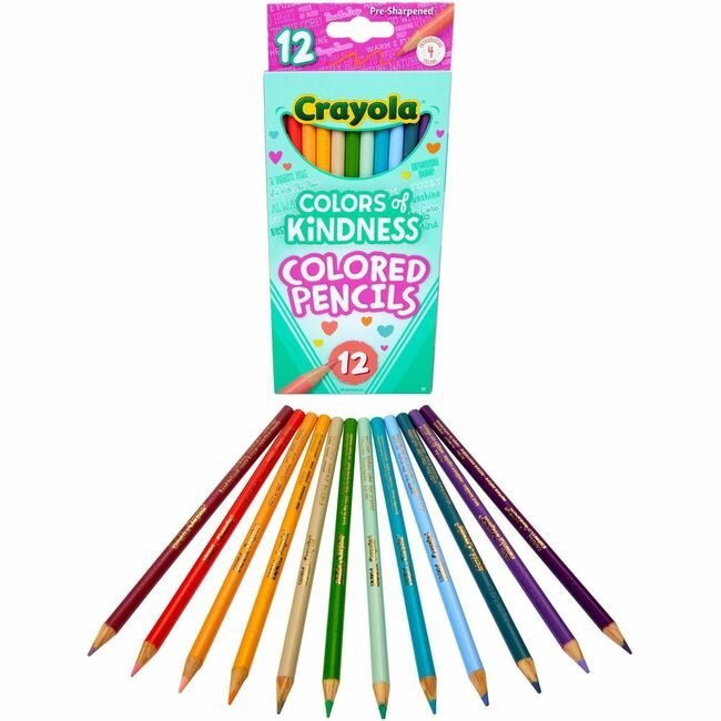 Crayola LLC Clrpencil 12 Count Clrskindnss CYO682114