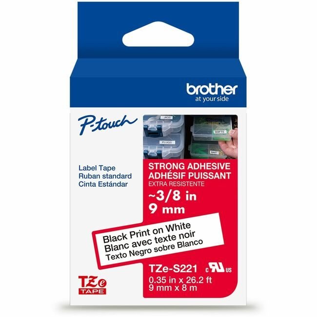 Brother International Tape Indust 3/8" BRTTZES221G