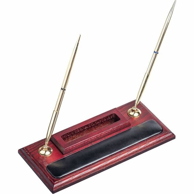 Dacasso Stand Pen Lthr Rosewood DACA8012
