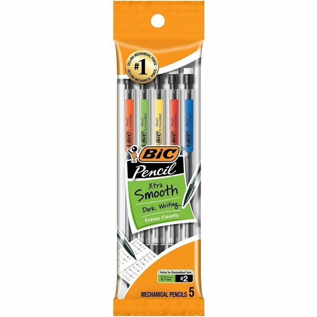 BIC Corporation Pencil Mech 0.7MM 5 Count BICMPP51