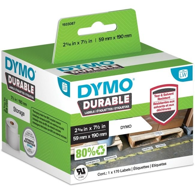 Newell Brands DYMO Label Lw Durable 2-5/16"X7- DYM1933087