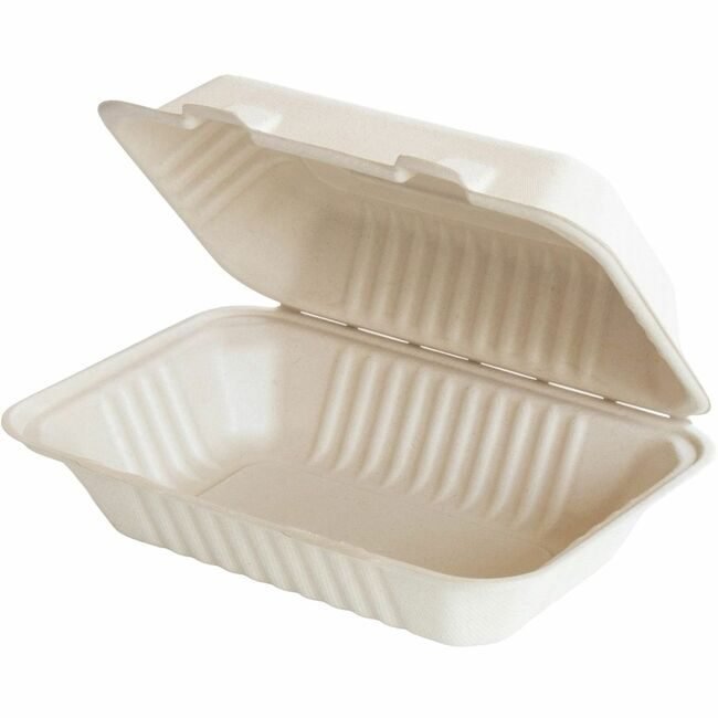 Remcoda LLC BluTable Container Hinged 9X6INCH Fiber RMLMFHC961C