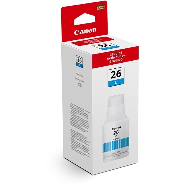 Canon U.S.A. Ink Bottle GI26 Cyan CNMGI26C