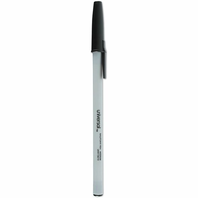 Universal Office Products Pen Ballpt Medium 60/PK Black UNV15613