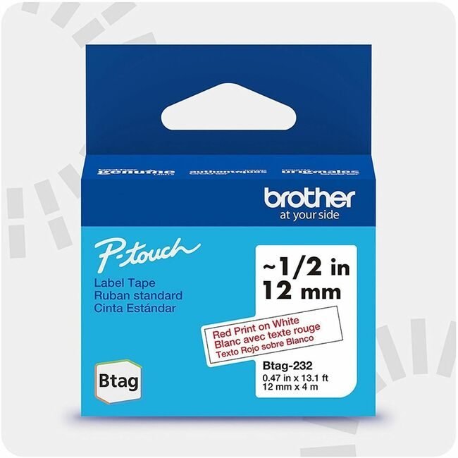 Brother International Tape Label Btag Rd On We BRTBTAG232