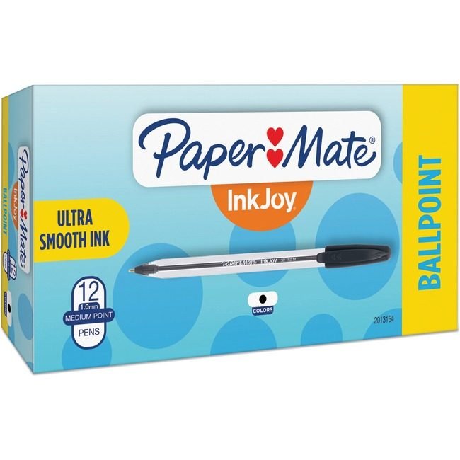 Newell Brands Paper Mate Pen Stk Inkjoy Medium Black Dz PAP2013154