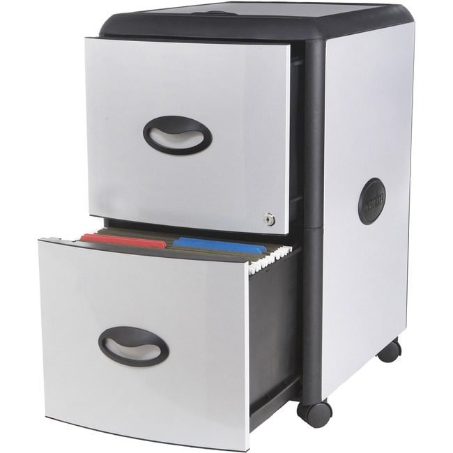 Storex File Mobile 2DWR Bkslv STX61352U01C