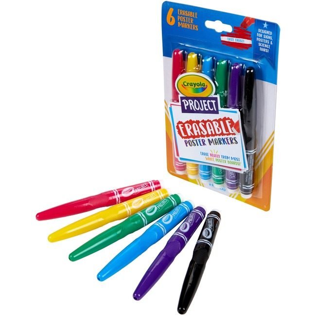 Crayola LLC Markers Erasable Poster 6 Count CYO588371
