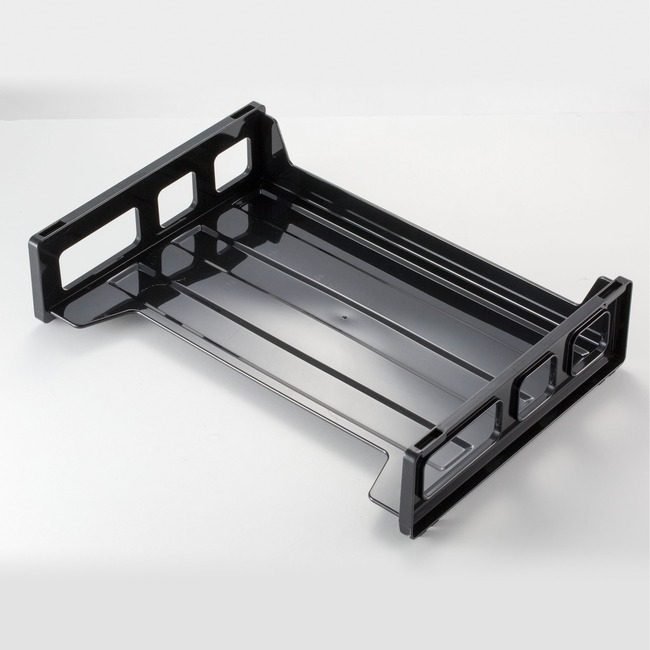 Officemate Tray Letter Rcyc Black OIC26052