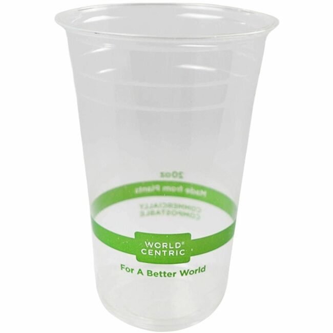 World Centric Cup Clear 20OZ 1000 Count WORCPCS20