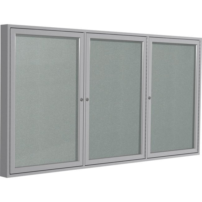 Ghent Manufacturing Board Enc 3DR Alm 48X96 Slv GHEPA34896VX193