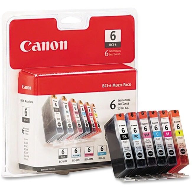 Canon U.S.A. Crtdg Ink 6 Pack BCI-6 CNM4705A018