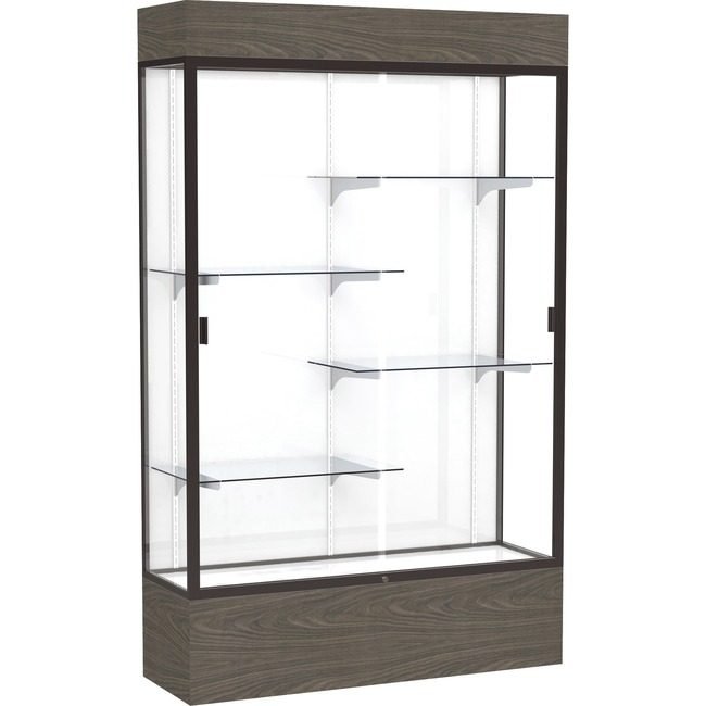 Waddell Case Flr 48X80X16 Walnut WAD2174WBBZWV