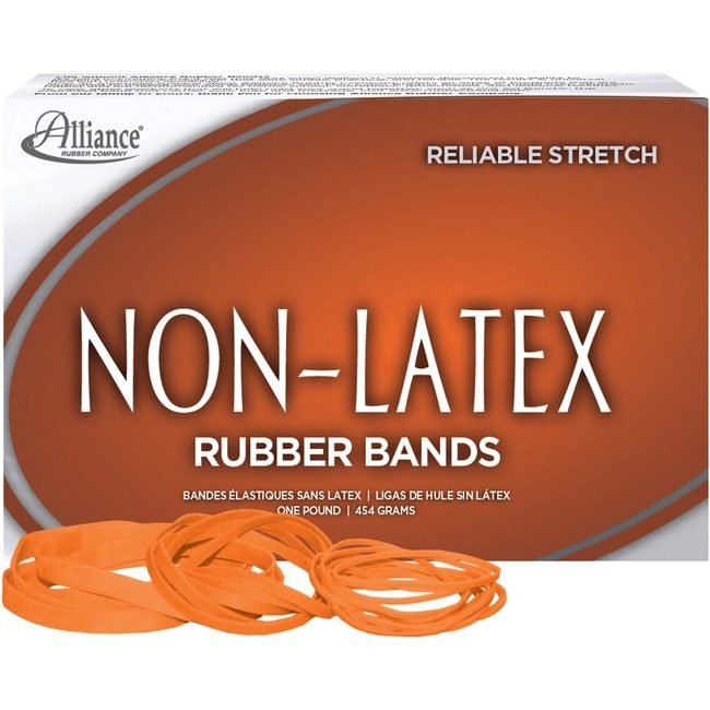 Alliance Rubber Company Rubberbands #54 1LB Orange ALL37546