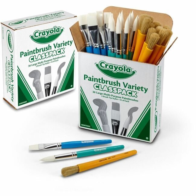 Crayola LLC Brush Paint Classpack 36 Count CYO050036