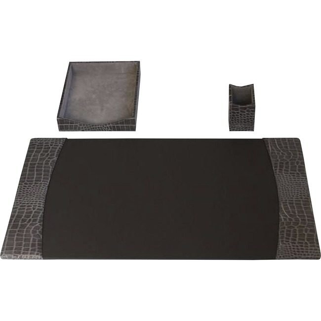 Dacasso Dsk St Lthr Protacini Gray DACD6237