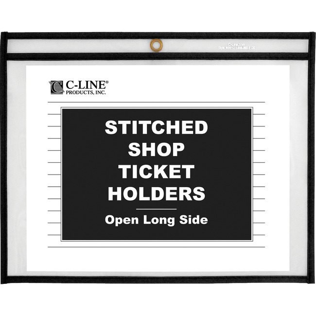 C-Line Products Holder OPN SDE 9X12 Clear CLI49912
