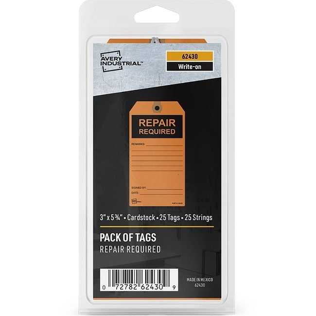 Avery Products Corporation Printed Tag W/String Orn AVE62430