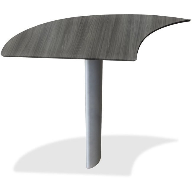 Safco Products Mayline Extension Desk Curved Left MLNMNEXTLLGS