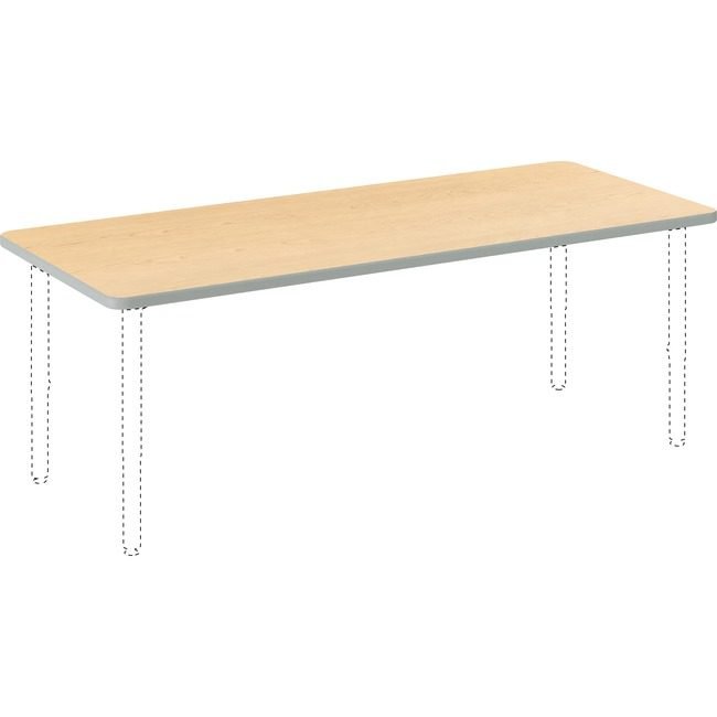The HON Company Top Table Rect 24X60 Mpl HONTR2460ENDK