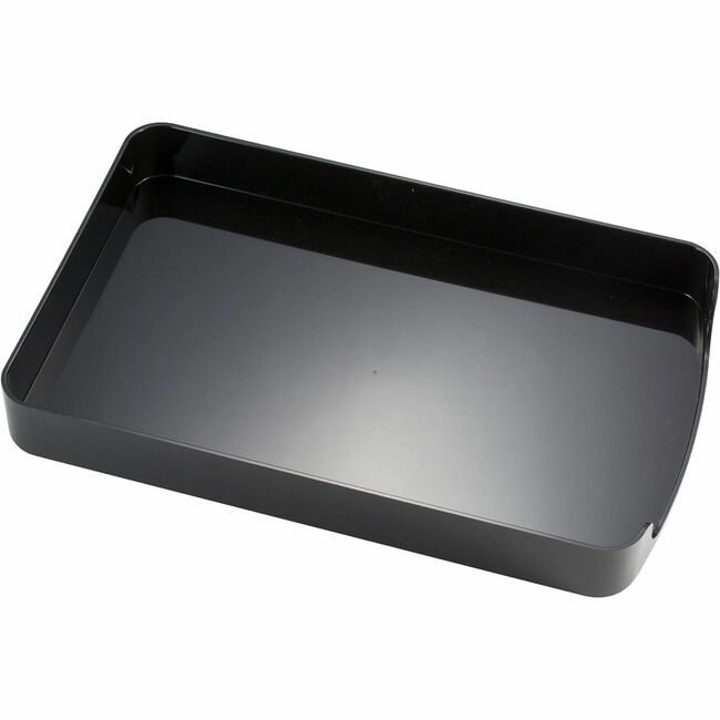 Officemate Tray Legal Front Load Black OIC22242