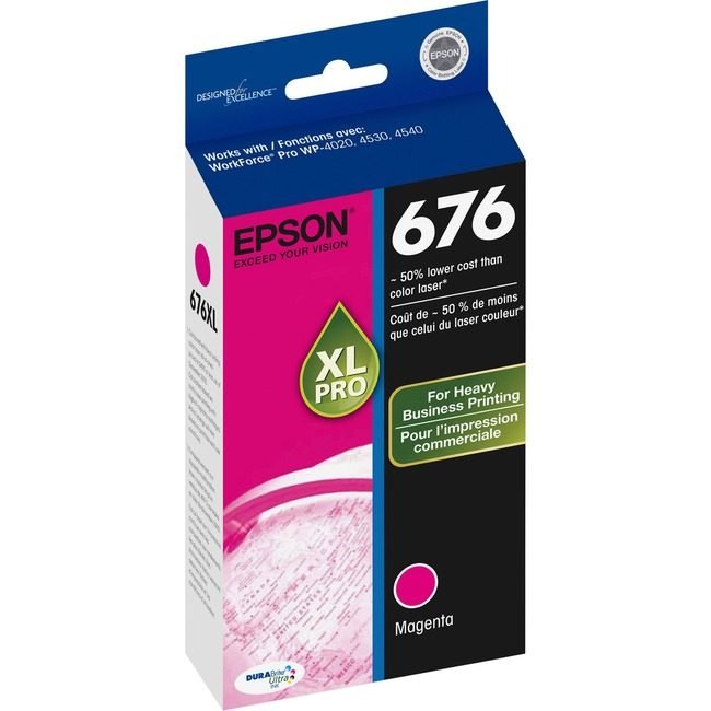 Epson America Crtdg Ink 676XL Ma EPST676XL320-S