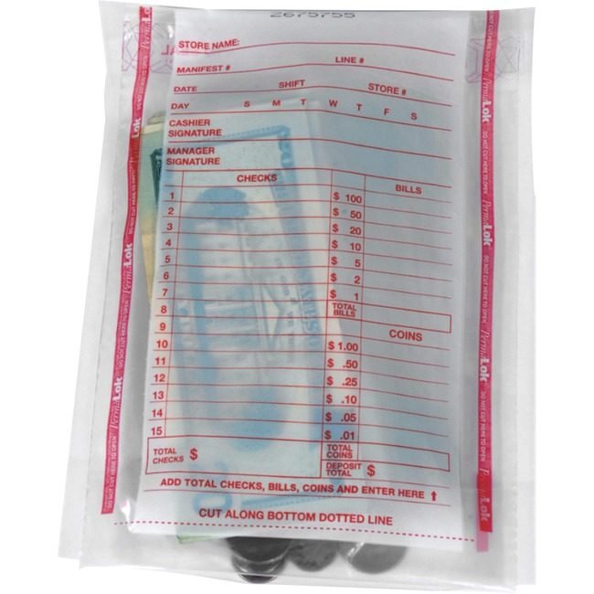 Controltek Bag Transmit Cash 5.75X8.75 CNK585013