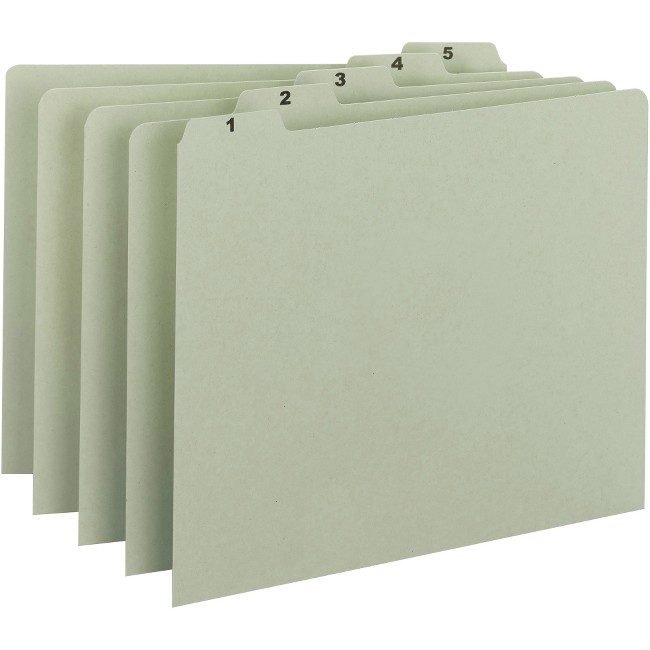 Smead Manufacturing Co. Guide Plain Tab 1-31 Letter SMD50369