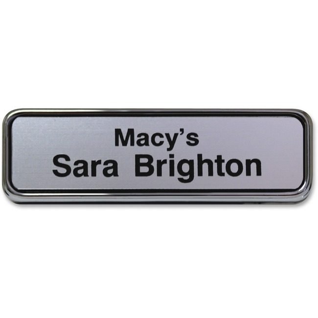 Shachihata / Xstamper Badge Name Framed 1"X3" Sr XSTJ61