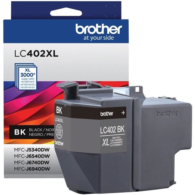 Brother International Crtdg Ink Black High Yd BRTLC402XLBKS