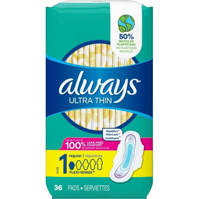 Procter & Gamble P&G Professional / product-specific brand Fempads Alw Ult Reg SZ 1 36 PGC08322CT