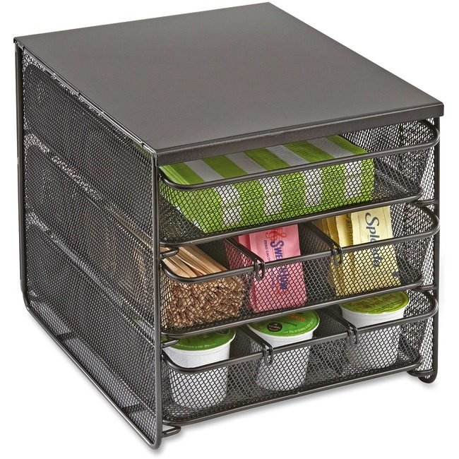 Safco Products Organizer Onyx Hosp 3DRW SAF3275BL