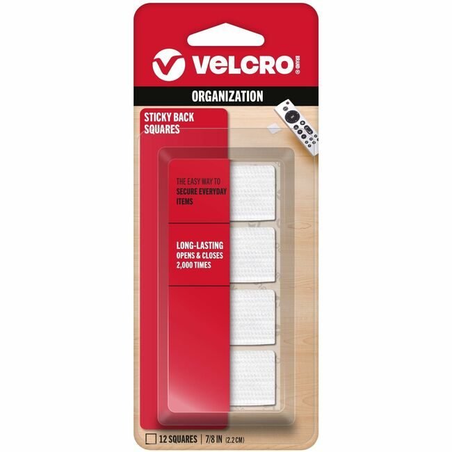 Velcro Companies Brand Squares Stickyback 7/8" We VEK90073