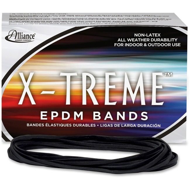 Alliance Rubber Company Rubberbands 7X1/8 1LB Black ALL02004