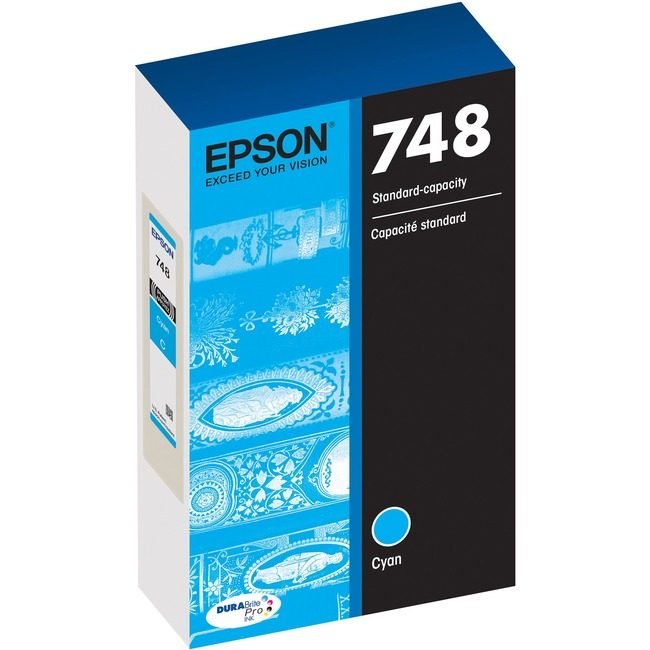 Epson America Crtdg Ink T748 Cyn EPST748220