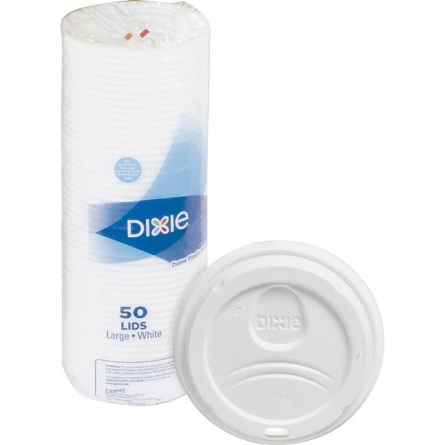 Georgia-Pacific Dixie Lids Dome Plastic 10/12/16 OZ DXE9542500DX