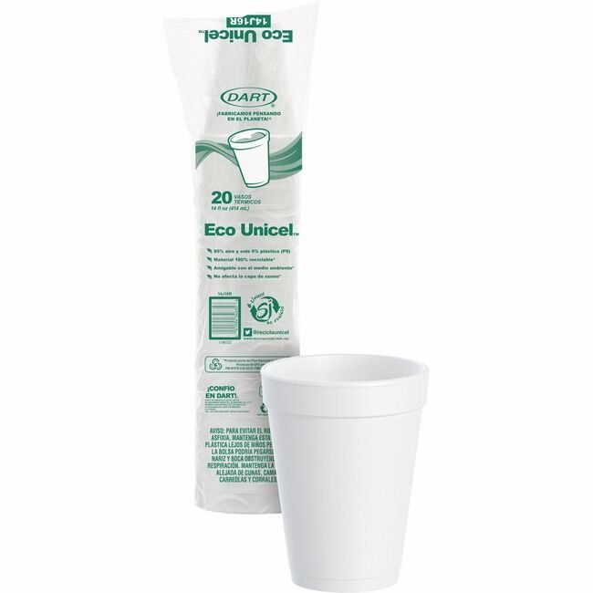 Dart Container Corporation Cup Foam 14 OZ We DCC14J16