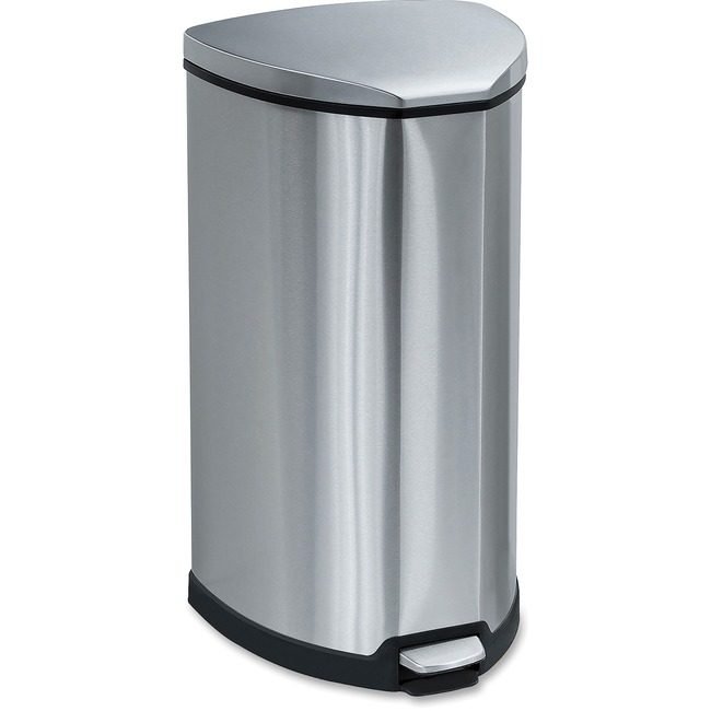 Safco Products Receptacle Step-On 10GAL SAF9687SS