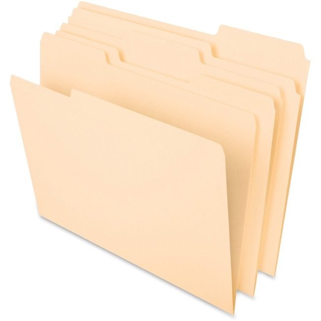 Pendaflex Folder Letter 11PT Man 1/3 Single PFX75213