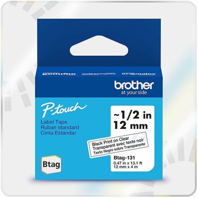 Brother International Tape Label Btag Bk On Cl BRTBTAG131