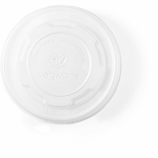 Vegware Lid Hot Flat Cpla 1000C VEGVLID90S
