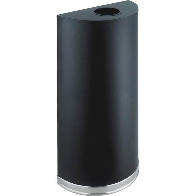 Safco Products Receptacle Half Round SAF9940BL