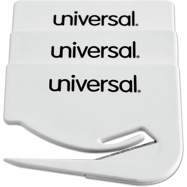Universal Office Products Opener Letter 3/PK White UNV31803