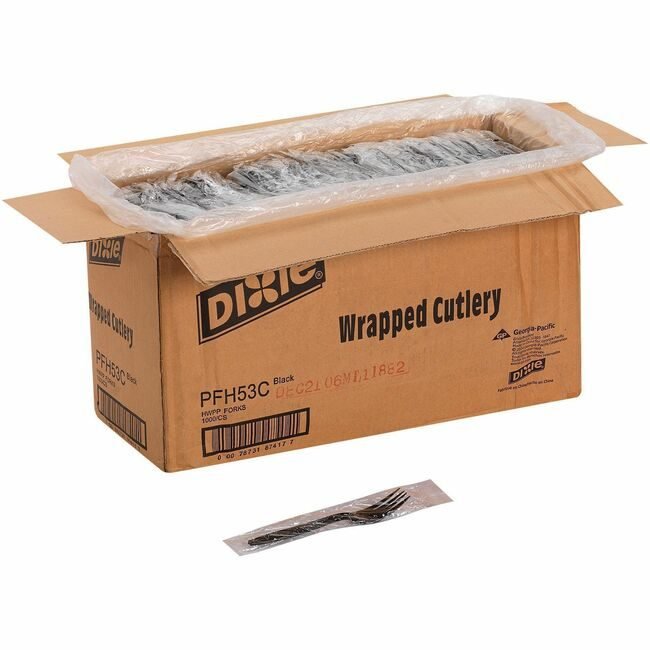 Georgia-Pacific Dixie Cutlery Black DXEPFH53C