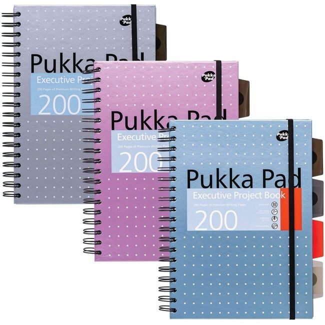 Pukka Pads Pad Notebk 5SUB Assorted PKP9589MET