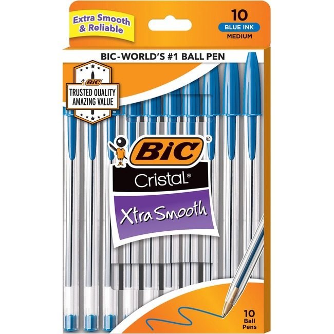 BIC Corporation Pen Crstl Bp Medium BE10PK BICMSP10BE