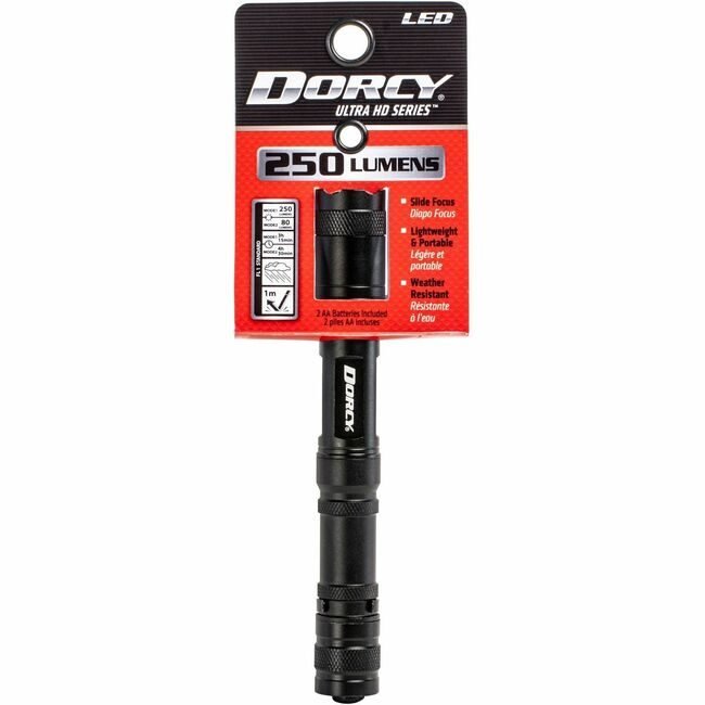 Dorcy International Flashlight 250LMN Aluminum 2AA DCY41-4117