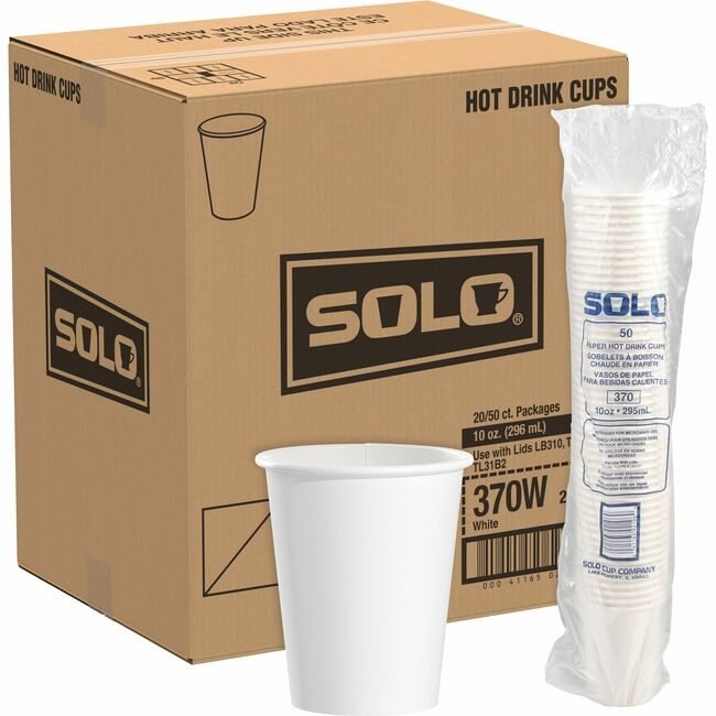 Dart Container Corporation Solo Cup Hot Paper 10OZ SCC370W2050
