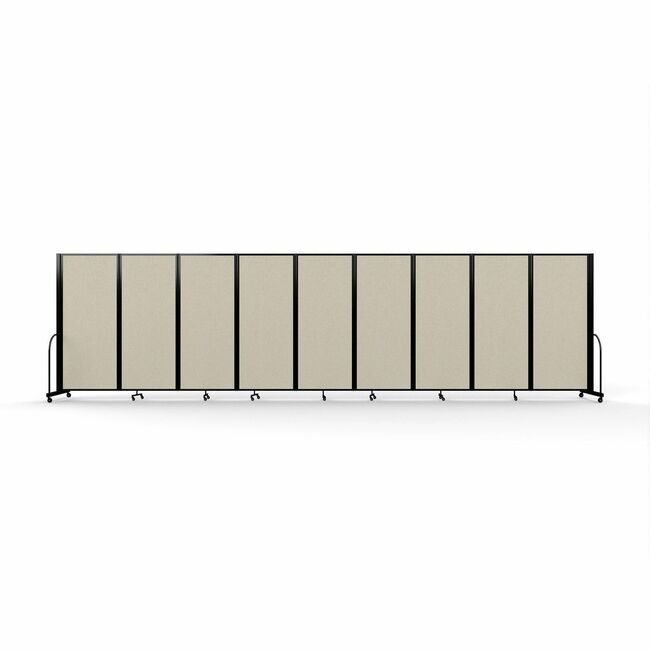 Screenflex Divider 610"HX251"W Sd Black SCXFSH6109BSND